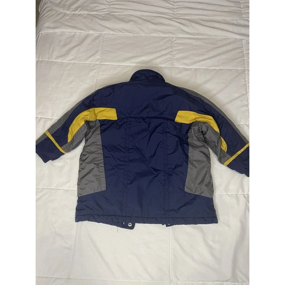 OshKosh B'gosh Boys Size 6 Colorblock Puffer Jacket Full Zip Fleece Lined